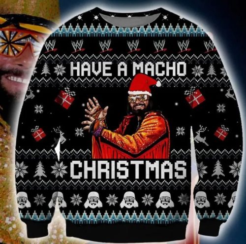 Macho Man Randy Savage 2022 Ugly Sweater 3 Xmas 3D The Cream Of Crop