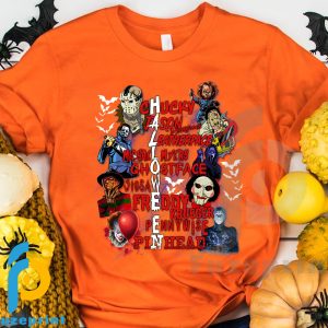 Halloween Horror Characters Shirt, Friends Halloween Shirt
