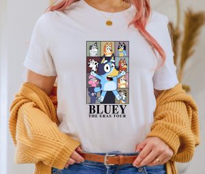 Bluey Eras Shirt, Eras Tour Shirt, Swiftie shirt, bluey shirt