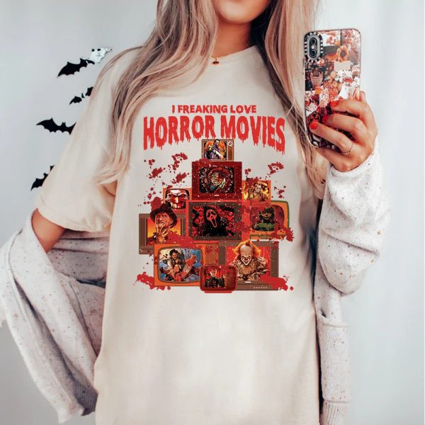Horror Movie Characters Sweatshirt Knives Fan Gift Shirt