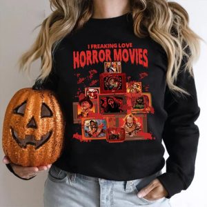 Horror Movie Characters Sweatshirt, Horror Movie Knives, Horror Fan Gift Shirt
