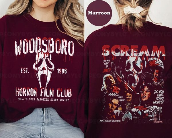 Woodsboro Horror Film Club Shirt Spooky Season T-shirt