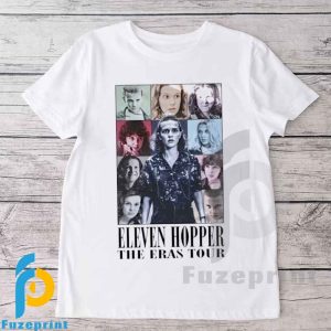 Stranger Things Eleven Hopper Millie Bobby Brown The Eras Tour Shirt