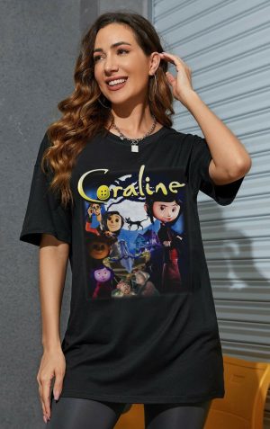 Coraline Doll Horror Cartoon Shirt