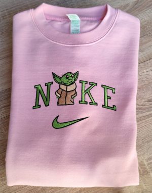 Embroidered Cute Movie Character Baby Alien Inspiration Sweatshirt