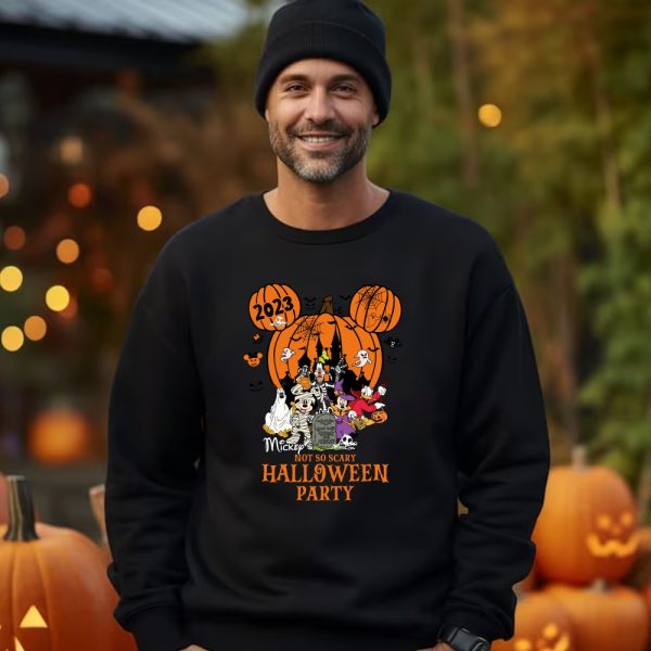 Mickey Not No Scary Halloween Party Sweatshirt
