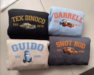 Cars Mcqueen and Friends Embroidered Sweatshirt