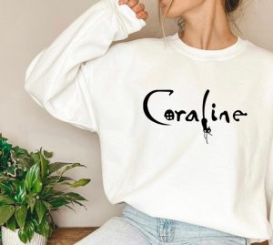 Coraline Sweatshirt, Coraline Doll, Gift for Her