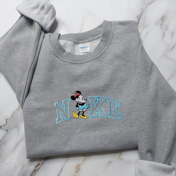 Nike Mickey X Minnie Couple Embroidered Sweatshirt