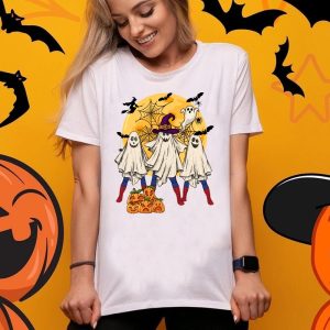 Three Spiderman Meme Custom Ghost Pumpkin Halloween Sweatshirt