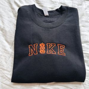 Nike Halloween Pumpkin Embroidered Sweatshirt