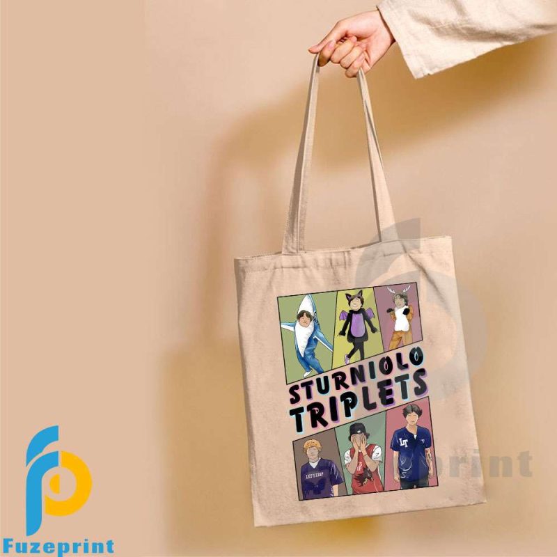 Sturniolo Triplets Paint Art Canvas Tote Bag - Fuzeprint