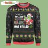 The Grinch Ugly Sweater Xmas Christmas Knitted Sweatshirt