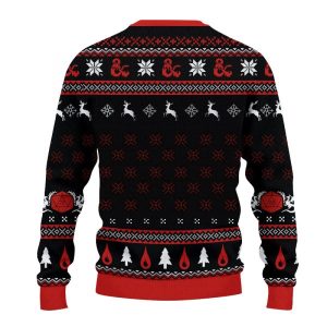 DnD Classes Collection Christmas Ugly Sweater, DnD Class Christmas Ugly Knitted Sweater, Dungeons and Dragons Sweater| Funny Dnd Xmas Gift
