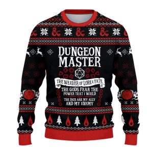 DnD Classes Collection Christmas Ugly Sweater, DnD Class Christmas Ugly Knitted Sweater, Dungeons and Dragons Sweater| Funny Dnd Xmas Gift