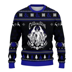 DnD Classes Collection Christmas Ugly Sweater Class Knitted Funny Dnd Xmas Gift Dungeons And Dragons Sweashirt