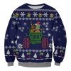 The Grinch Ugly Sweater Xmas Christmas Knitted Sweatshirt