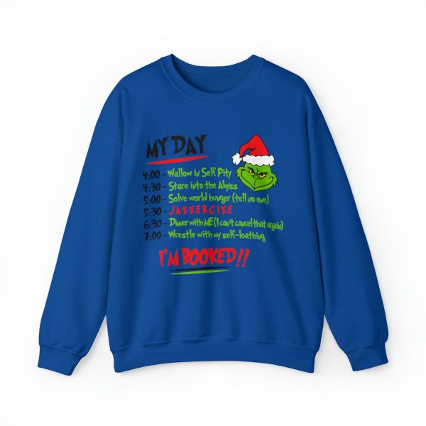 The Grinch I’m Booked Christmas Sweatshirt