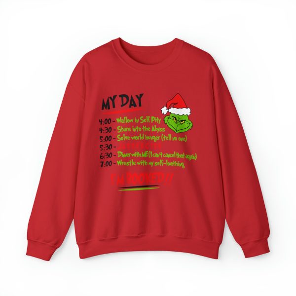 The Grinch I’m Booked Christmas Sweatshirt