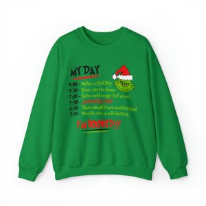The Grinch I'm Booked Christmas Sweatshirt