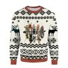Jagermeister Ugly Christmas Sweater 3D Full Printing Woolen Merry Gift Family Sweatshirt