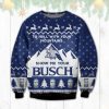 Busch Light Merry Christmas Ugly Sweater All Over Print Gift For Lovers Beer Xmas Sweashirt