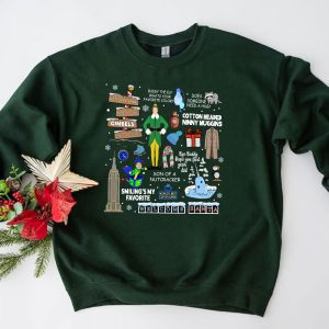 Buddy Elf Omg Santa Xmas Gift Sweatshirt Hoodie Tee