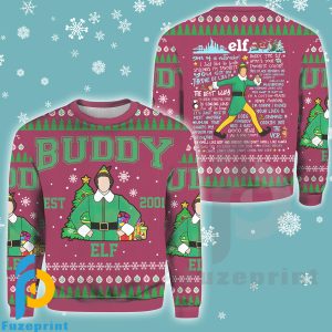 Buddy Elf Shirt Xmas Gift ELF 3D Sweater