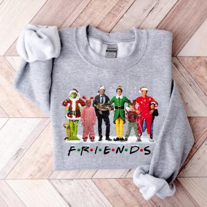 Christmas Friends Movie Sweatshirt Hoodie Tshirt