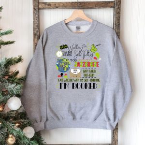The Grinch I’m Booked Christmas Sweatshirt Hoodie Tshirt