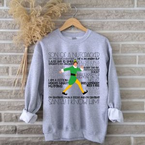 Buddy Elf Funny Quote Sweatshirt Hoodie Unisex Tee Shirt
