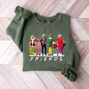 Christmas Friends Movie Sweatshirt Hoodie Tshirt