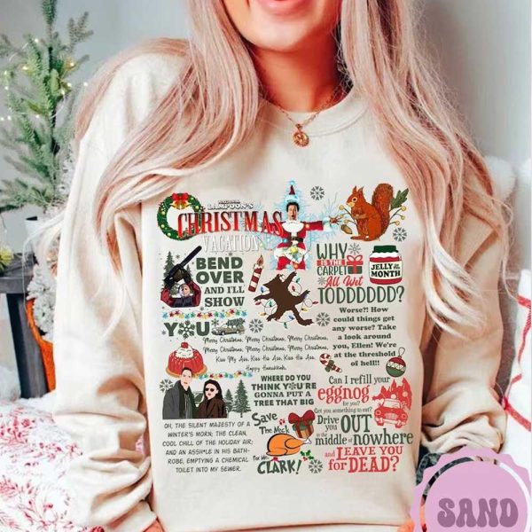 National Lampoons Christmas Vacation Quotes Sweatshirt