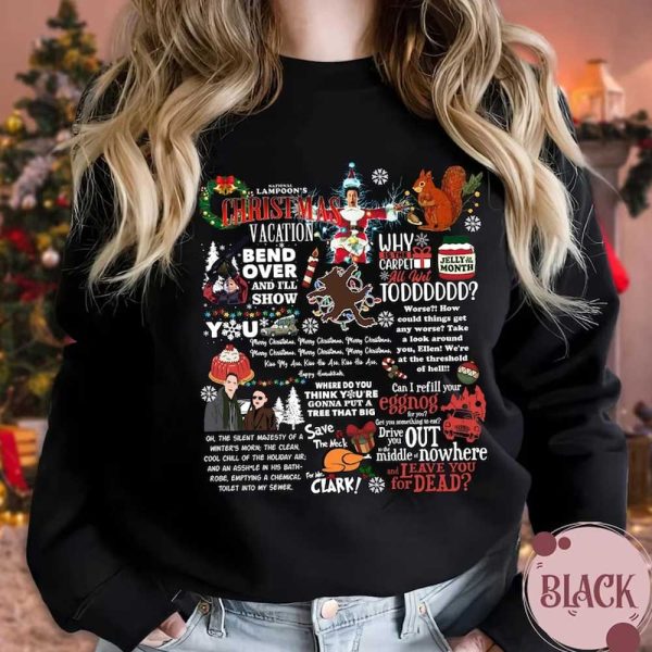 National Lampoons Christmas Vacation Quotes Sweatshirt