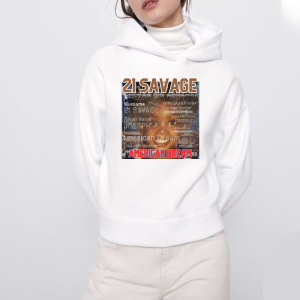 21 Savage American Dream Album Hoodie Sweatshirt T-Shirt