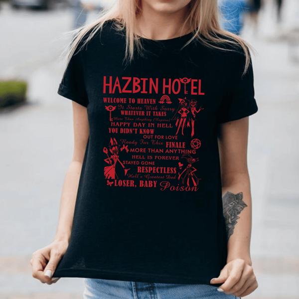 Hazbin Hotel 16 Songs Tshirt Hoodie Sweatshirt