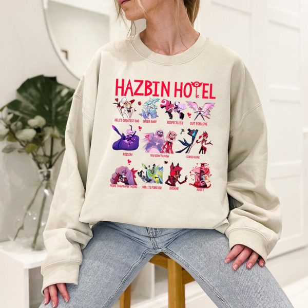 Hazbin Hotel Best Songs Sweatshirt Tshirt Hoodie