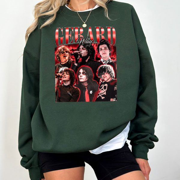 Gerard Way Vintage Ver 2 Tshirt Hoodie Sweatshirt