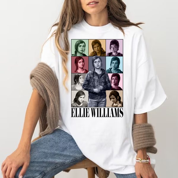 The Ellie Williams Tlou Eras Tour Tshirt Sweatshirt Hoodie