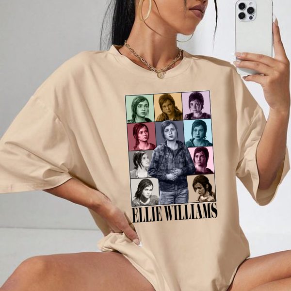 The Ellie Williams Tlou Eras Tour Tshirt Sweatshirt Hoodie