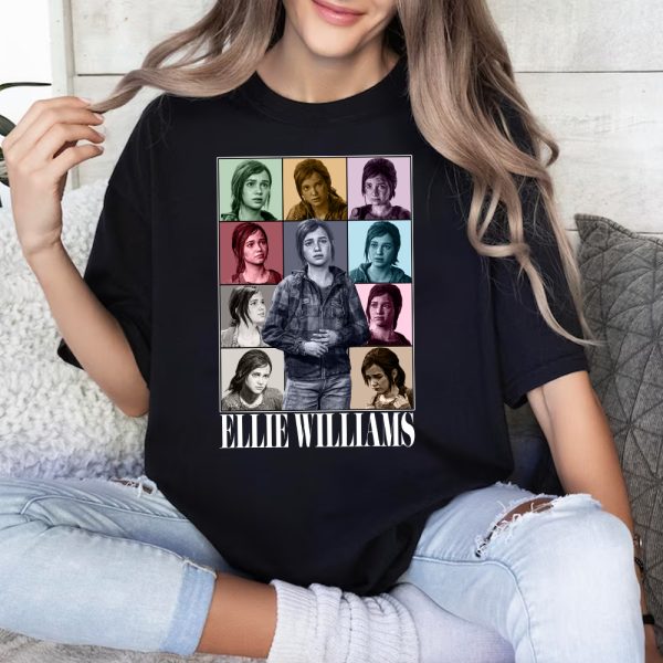 The Ellie Williams Tlou Eras Tour Tshirt Sweatshirt Hoodie