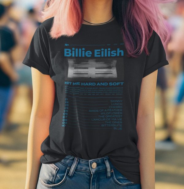 Billie Eilish TShirt Tour 2024 Hit Me Hard And Soft T-shirt Sweatshirt Hoodie
