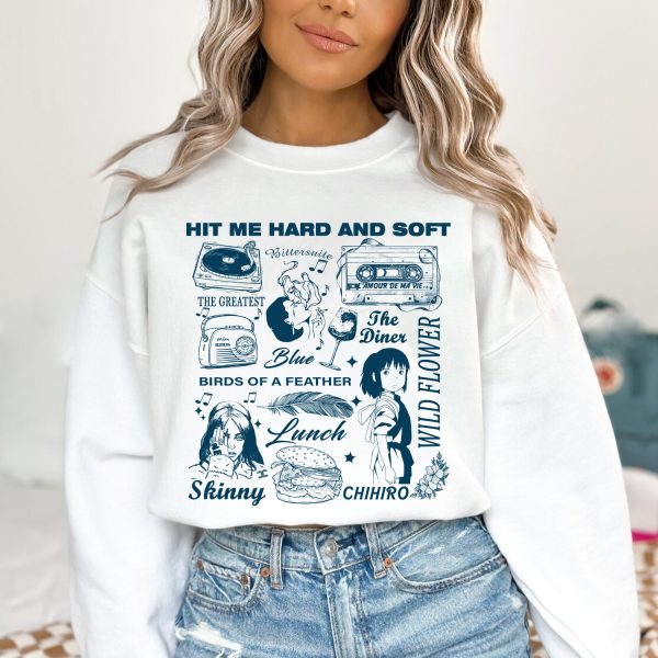 Hit Me Hard And Soft Tracklist Tshirt Hoodie Sweatshirt