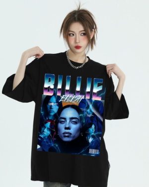 Billie Eilish 90s Vintage Oversized Tshirt Sweatshirt Hoodie