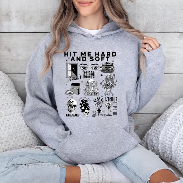 Hit Me Hard And Soft Tracklist Ver 1 Tshirt Hoodie Sweatshirt