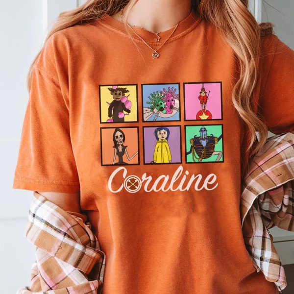 Coraline Halloween Tshirt Sweatshirt Hoodie