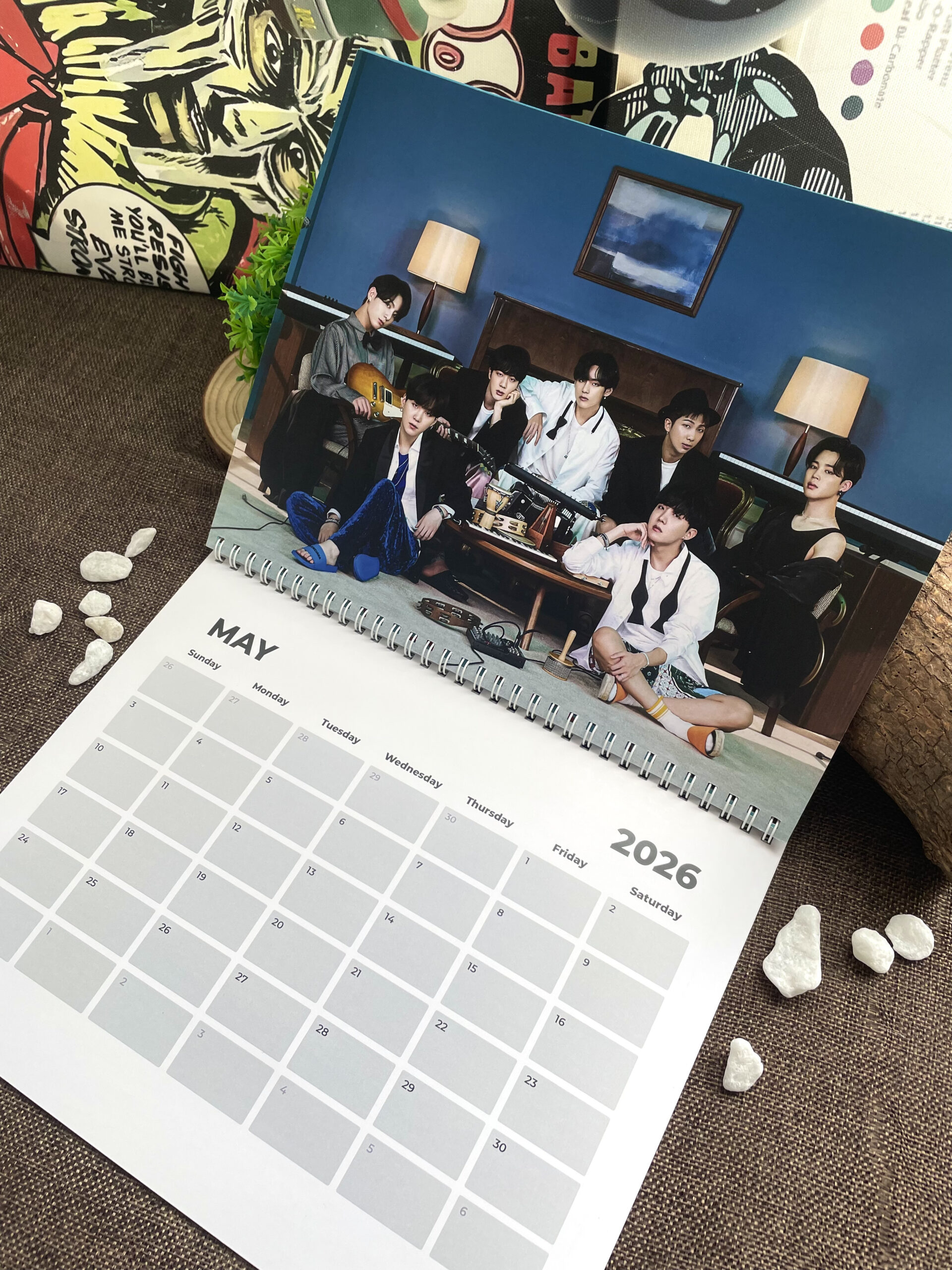 BTS 2026 Calendar, K-Pop Icons, Global Superstars, BTS 2026 Music Legends Calendar, 12-Month Star Wall Calendar BTS 2026 Calendar, K-Pop Icons, Global Superstars, BTS 2026 Music Legends Calendar, 12-Month Star Wall Calendar