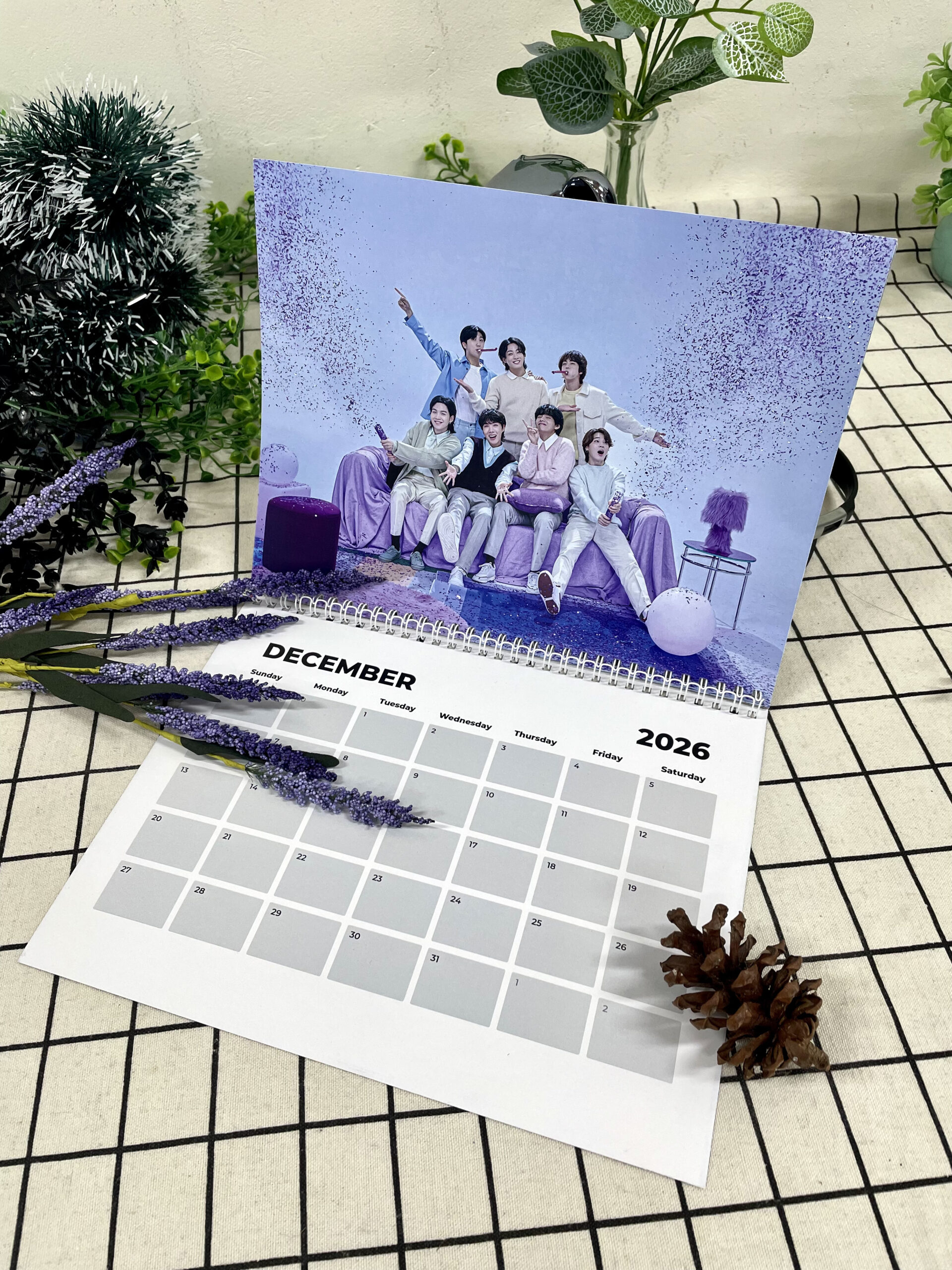 BTS 2026 Calendar, K-Pop Icons, Global Superstars, BTS 2026 Music Legends Calendar, 12-Month Star Wall Calendar BTS 2026 Calendar, K-Pop Icons, Global Superstars, BTS 2026 Music Legends Calendar, 12-Month Star Wall Calendar
