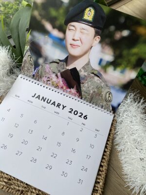 Jimin 2026 Calendar, Kpop Idol Wall Calendar, BTS Member Fan Gift Idea
